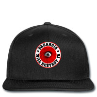 Paranoia Will Destroy Ya' Red Black Amp White Printed Hat | Artistshot