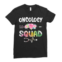 Oncology Nurse Squad Oncology Matching Nurse Ladies Fitted T-shirt | Artistshot