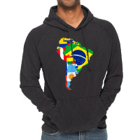 Latin South America Continent Map Flags Vintage Hoodie | Artistshot