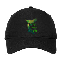 Emerald Green Starry Night Sky Galaxy Predatory Birds Soaring With The Adjustable Cap | Artistshot