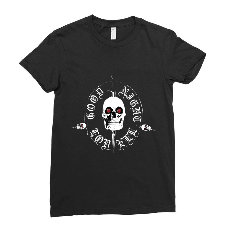 Night Lovell, Goodnight Lovell Skull Ladies Fitted T-Shirt by cm-arts | Artistshot