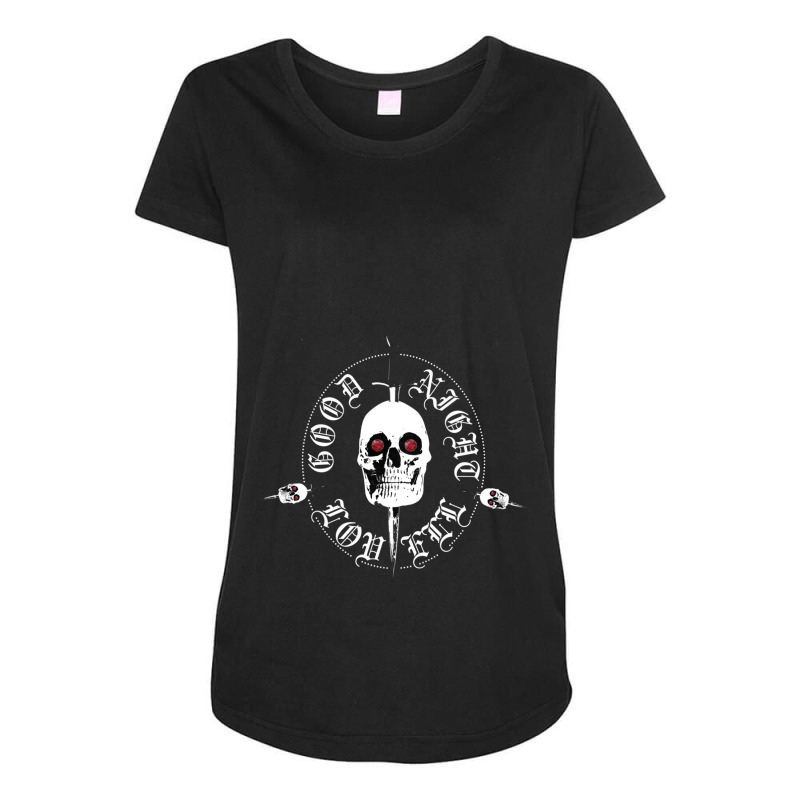 Night Lovell, Goodnight Lovell Skull Maternity Scoop Neck T-shirt by cm-arts | Artistshot