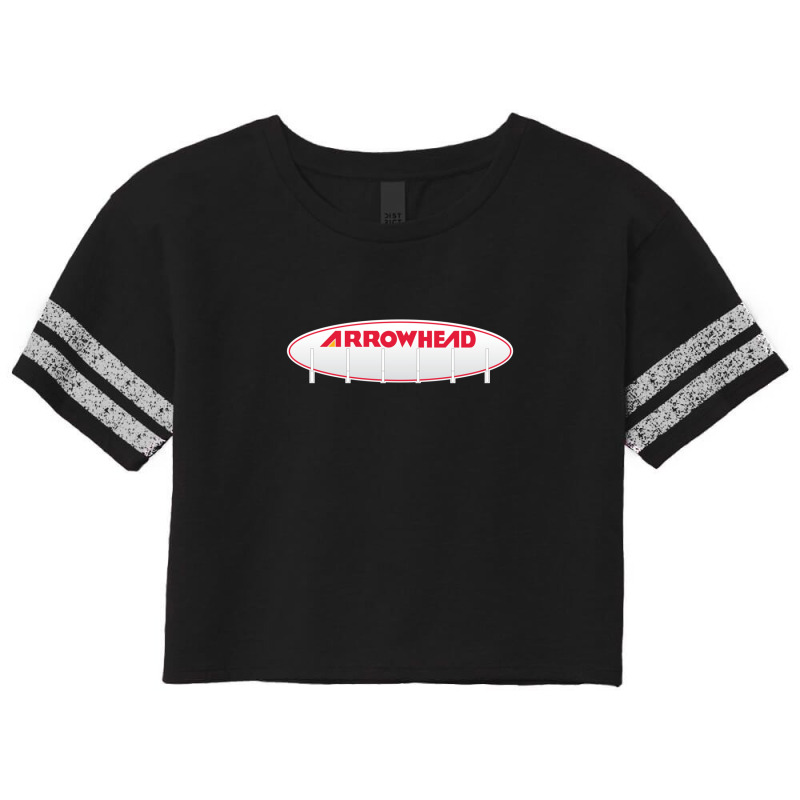 Arrowhead Stadium Scoreboard Scorecard Crop Tee by MilletteHawks | Artistshot