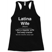 Funny Latina Wife Definition Design For Latina Women Racerback Tank | Artistshot