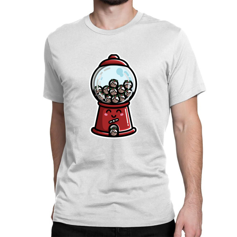 Cawaii Cute Chrismas Pudding Gumball Machine Classic T-shirt by Acoy | Artistshot