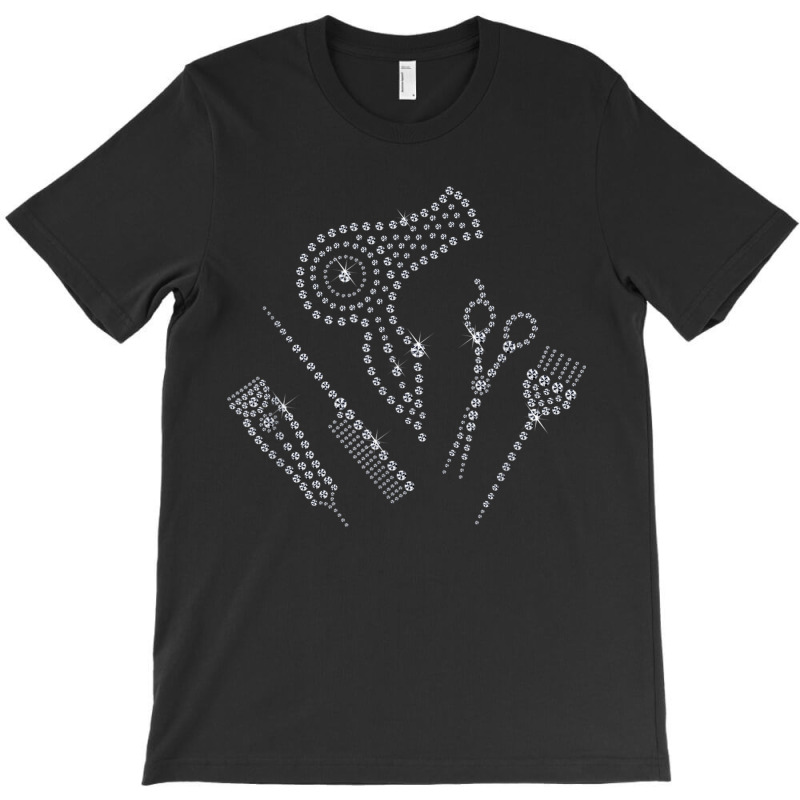 Hair Stylist Salon Apron Rhinestone Scissor Comb Hairstylist T-Shirt by CaseVillarreal | Artistshot