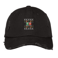 Final Score Ugly Sweater Vintage Cap | Artistshot