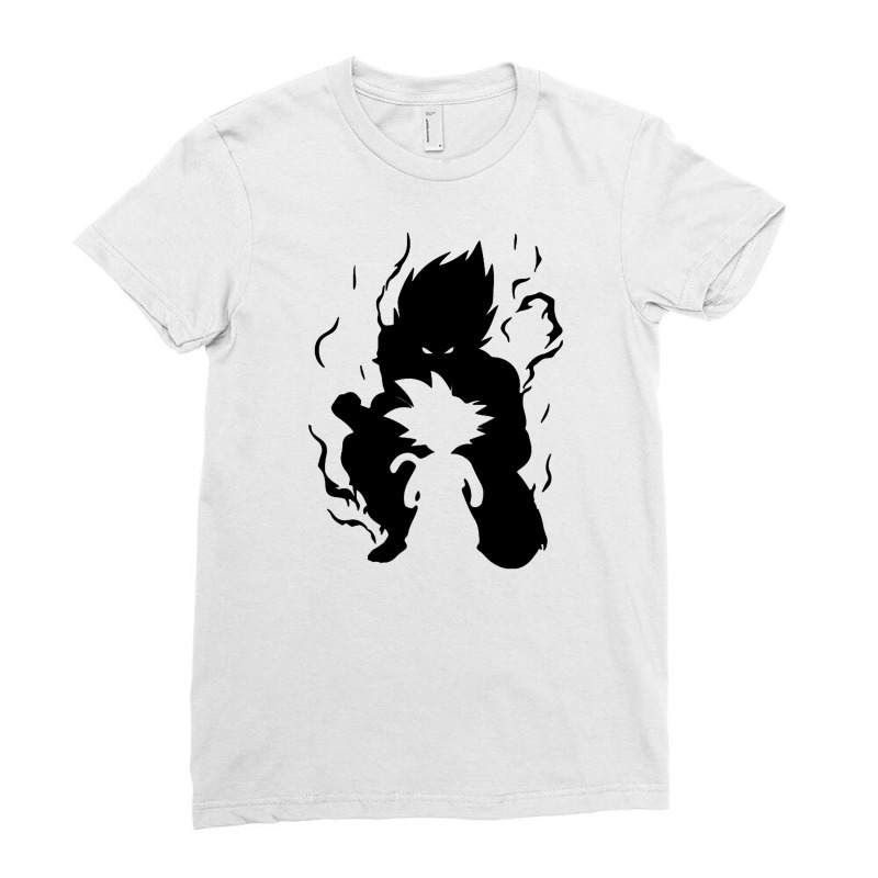 Goku And Son Goku Super Saiyan Ladies Fitted T-Shirt by yulidarina | Artistshot