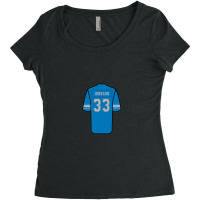 Kerryon Johnson Jersey Women's Triblend Scoop T-shirt | Artistshot