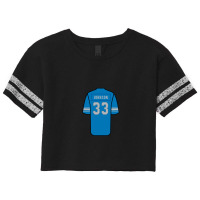 Kerryon Johnson Jersey Scorecard Crop Tee | Artistshot