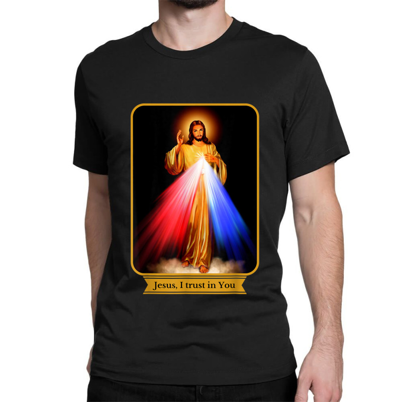 Divine Mercy Jesus I Trust In You Catholic Classic T-shirt by ZaraGross | Artistshot