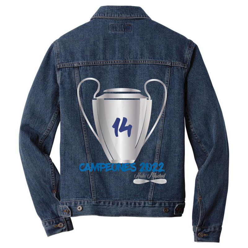 Hala Madrid Fan Los Meringues And The Meringues Los Blancos Men Denim Jacket by CaseVillarreal | Artistshot