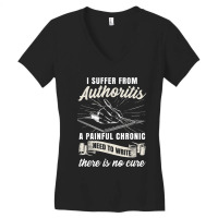 Funny Writing Author Novelist Wrister Authoritis Women's V-neck T-shirt | Artistshot