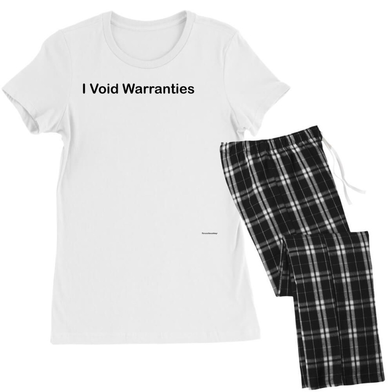 I Void Warranties Funny Tech Mechanics Engineers Genius Women's Pajamas Set by SparkleTzeremes | Artistshot