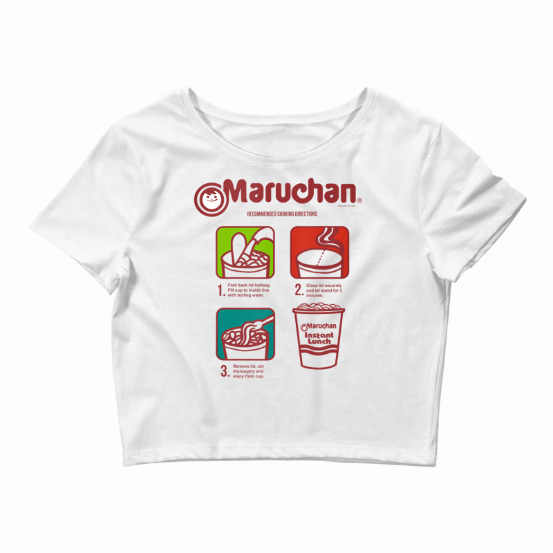 Maruchan Recommended Cooking Directions Symbols Tank Top Crop Top by buske | Artistshot