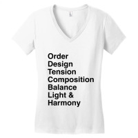 Balance Music Composition Women's V-neck T-shirt | Artistshot