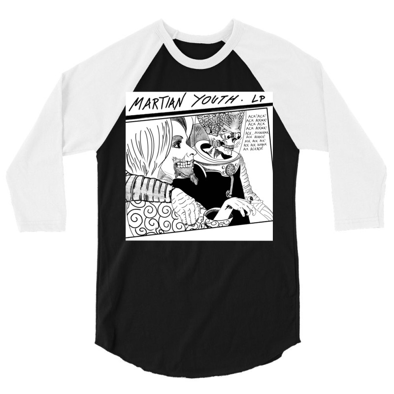 Martian Youth Lp Two 3/4 Sleeve Shirt | Artistshot