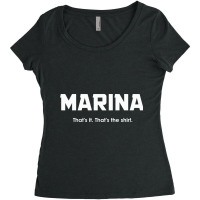 Just Marina Women's Triblend Scoop T-shirt | Artistshot