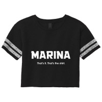 Just Marina Scorecard Crop Tee | Artistshot