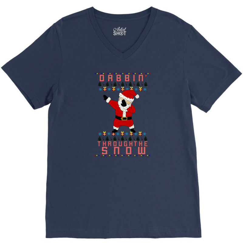 Santa Ugly V-neck Tee | Artistshot