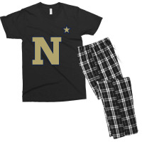 U.s Naval Academy Midshipmen Men's T-shirt Pajama Set | Artistshot