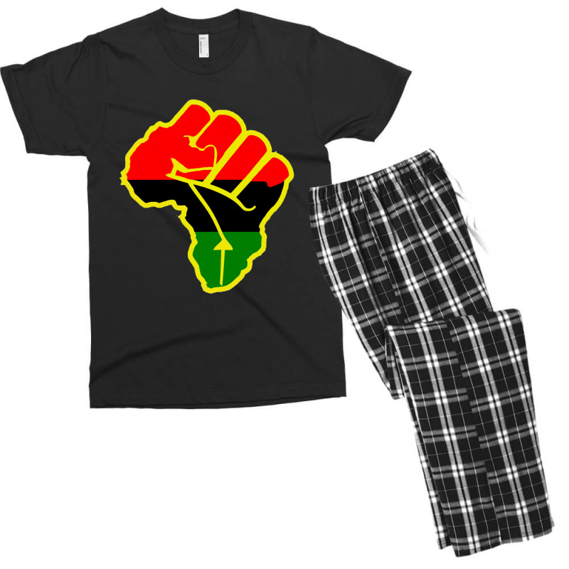 Frican Map  Black History Men's T-shirt Pajama Set | Artistshot