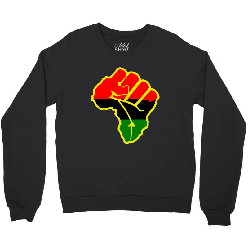 Frican Map  Black History Crewneck Sweatshirt | Artistshot