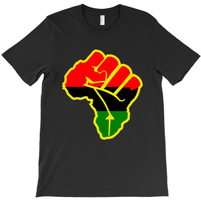 Frican Map  Black History T-shirt Designed By Diki Hidayat