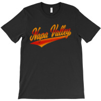 Napa, Valley California Flag Sports Baseball T-shirt | Artistshot