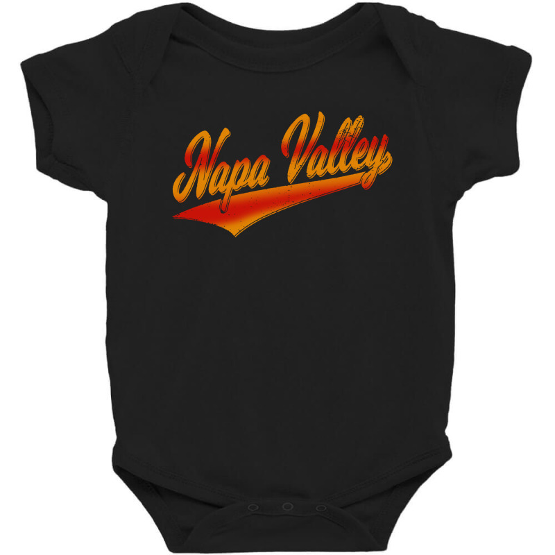 Napa, Valley California Flag Sports Baseball Baby Bodysuit | Artistshot