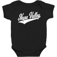 Napa, Valley California Flag Sports Baseball Baby Bodysuit | Artistshot