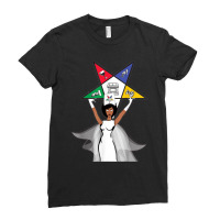 Order Of The Eastern Star Oes Diva Fatal Sistar Of Color Ladies Fitted T-shirt | Artistshot