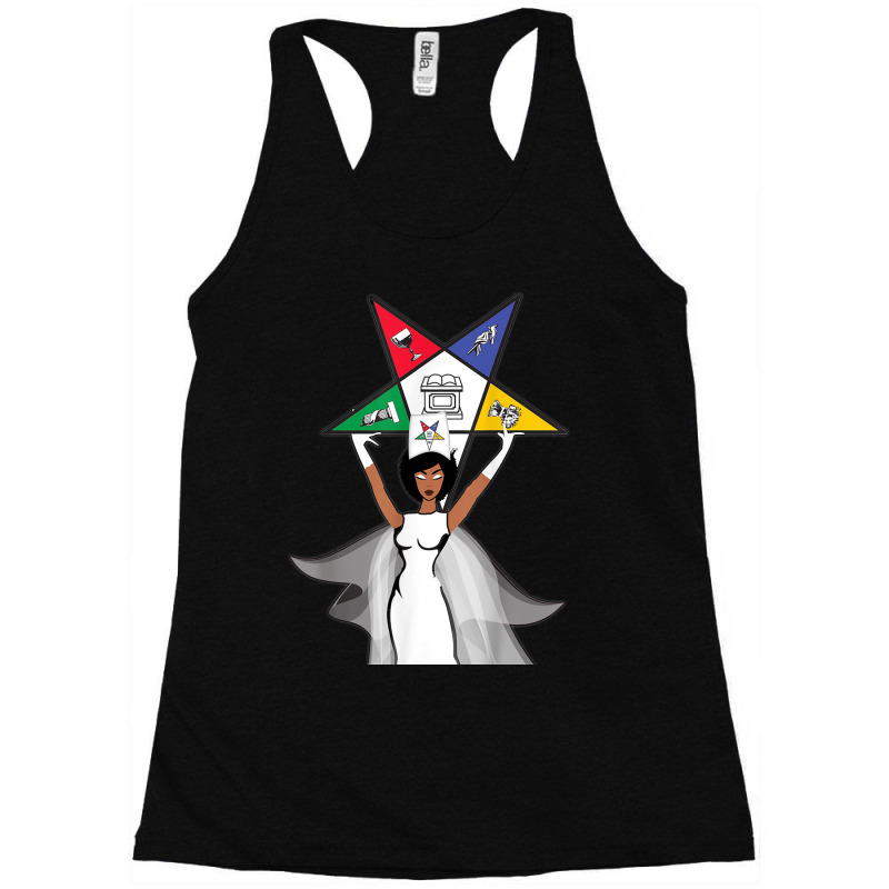 Order Of The Eastern Star Oes Diva Fatal Sistar Of Color Racerback Tank by LucianaFoster | Artistshot