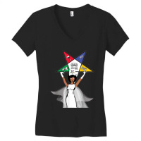 Order Of The Eastern Star Oes Diva Fatal Sistar Of Color Women's V-neck T-shirt | Artistshot