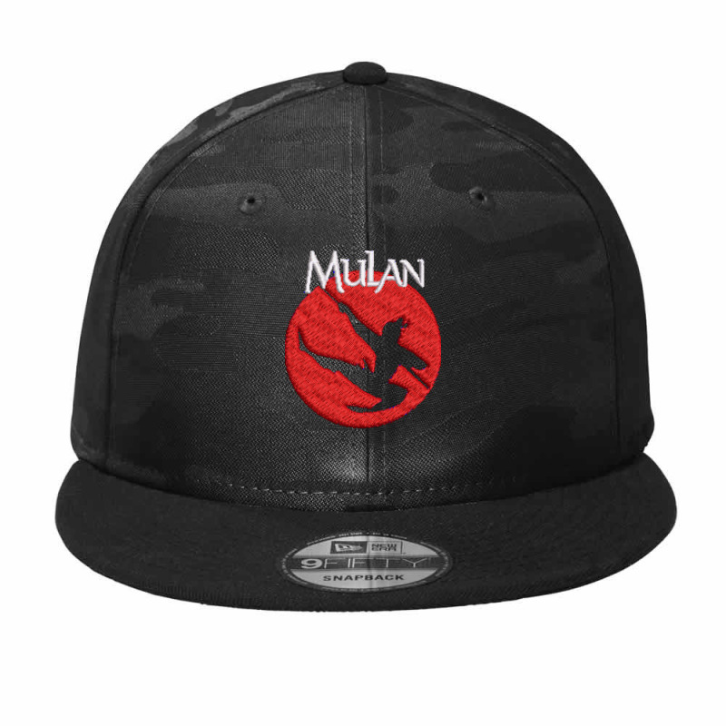 Custom Mulan Embroidered Hat Camo 