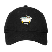 Wap Wet Pussy Cat In Tub Dirty Funny And Cute At Once Adjustable Cap | Artistshot