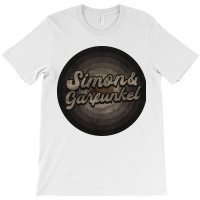 Retro Black White Simon Amp Garfunkel T-shirt | Artistshot