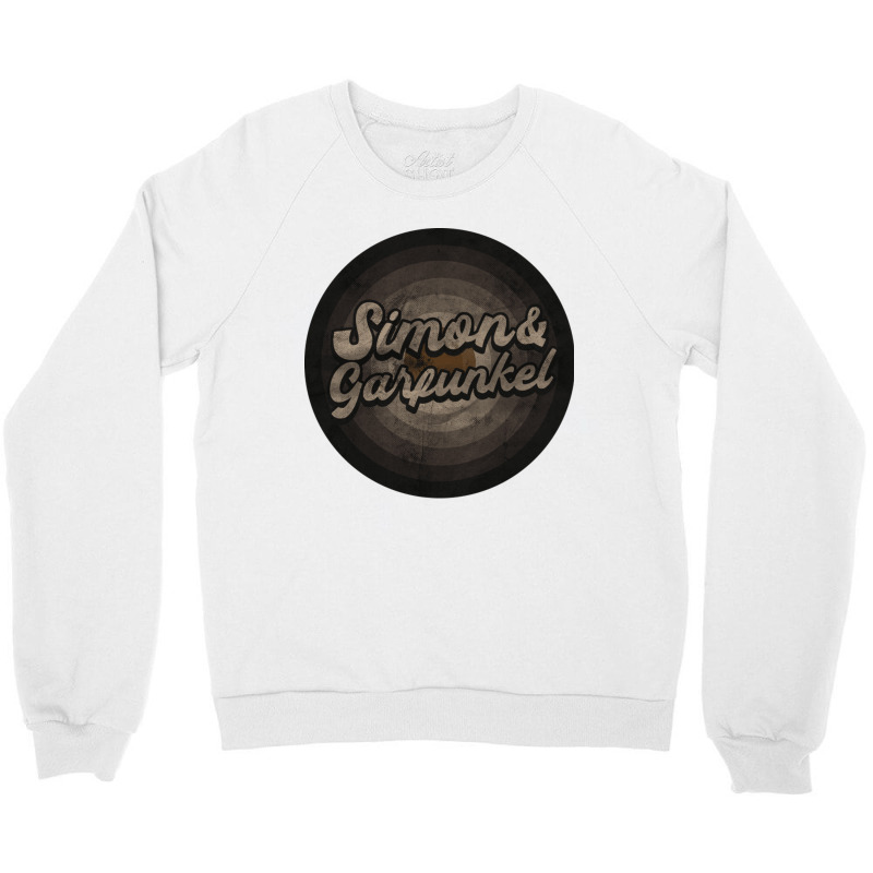 Retro Black White Simon Amp Garfunkel Crewneck Sweatshirt | Artistshot