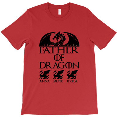 Father Of Dragons Anna Jessica Jacob T-shirt Designed By Diki Hidayat