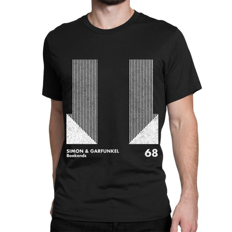 Simon Amp Garfunkel Bookends Minimalist Graphic Artwork Design Classic T-shirt | Artistshot