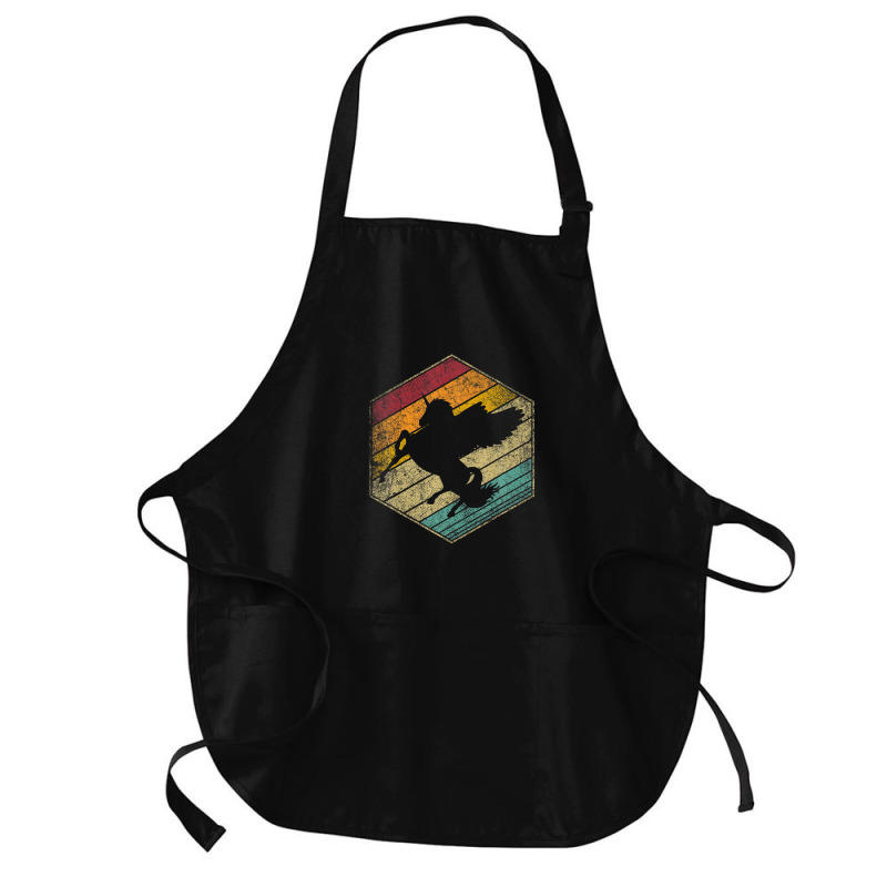 Pegasus Horse Unicorn Books Magic Reading Retro Gift Fantasy Medium-length Apron | Artistshot