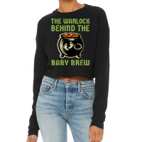 The Warlock Behind The Baby Brew, Halloween New Dad To Be Cropped Sweater | Artistshot