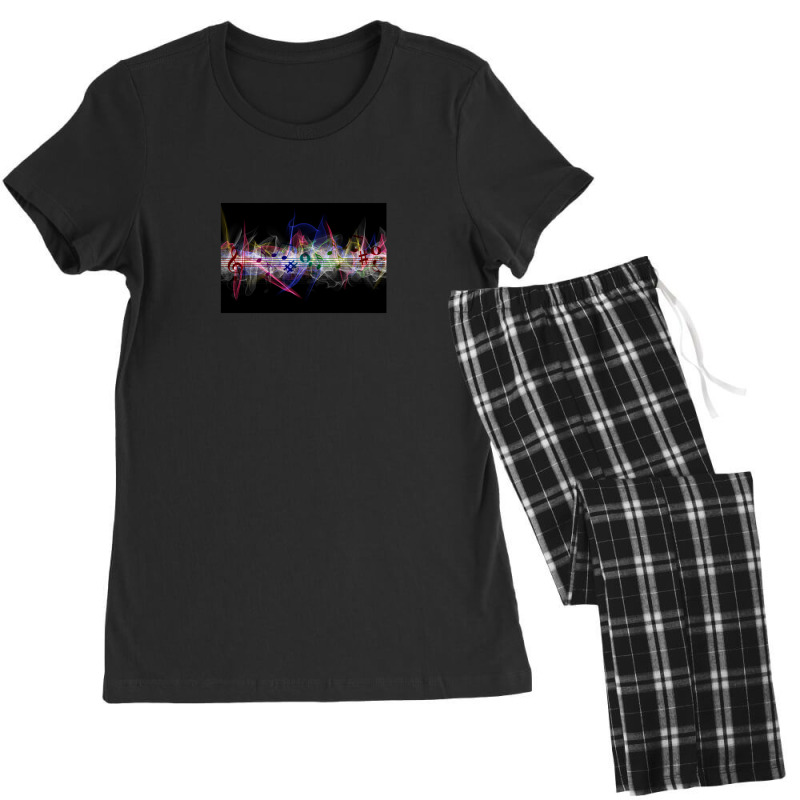 Colored Musical Notes 1 Women's Pajamas Set by RobertStone | Artistshot