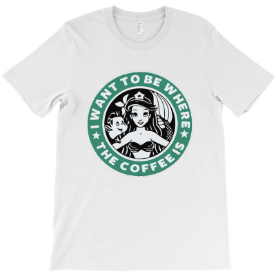 I Want To Be Where The Coffee Is T-shirt Designed By Diki Hidayat