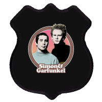 Simon Amp Garfunkel Original Retro Fan Art Design Shield Patch | Artistshot