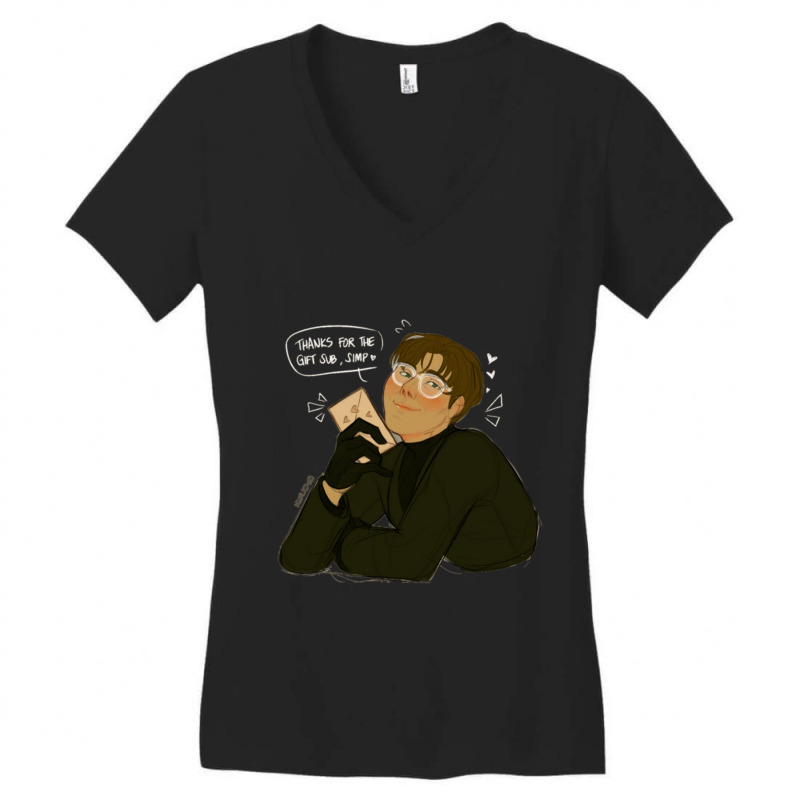 Paul Dano Women's V-Neck T-Shirt by KAROLWILDER | Artistshot