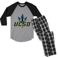 Ucsd, Tritons Men's 3/4 Sleeve Pajama Set | Artistshot