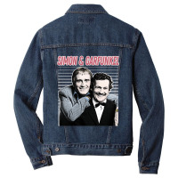 Simon Amp Garfunkel Retro Aesthetic Meme British Humour Parody Design Men Denim Jacket | Artistshot