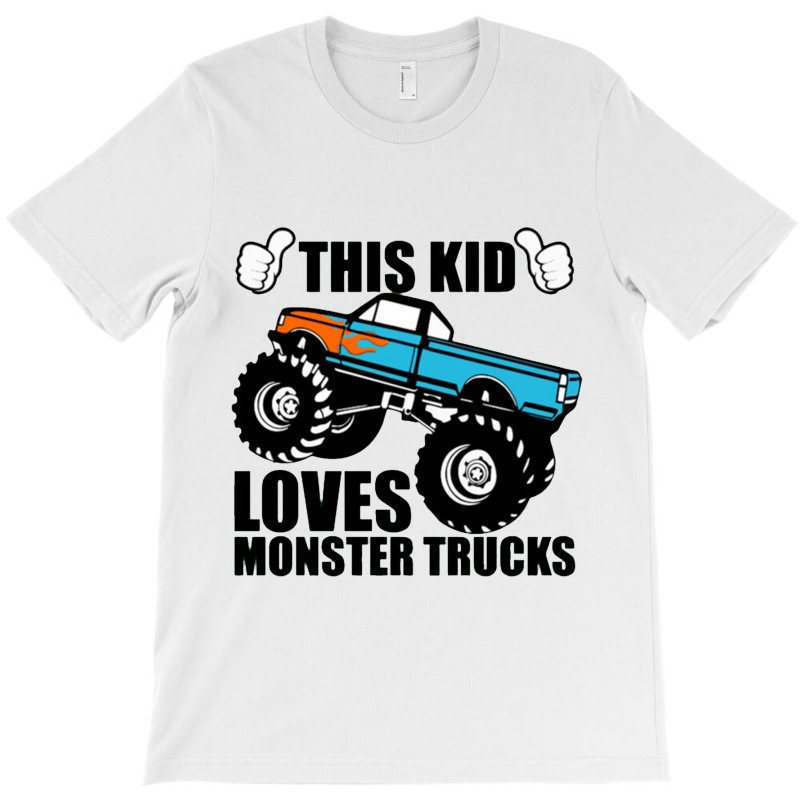 Kids Monster Trucks T-Shirt by Janjanillustration | Artistshot