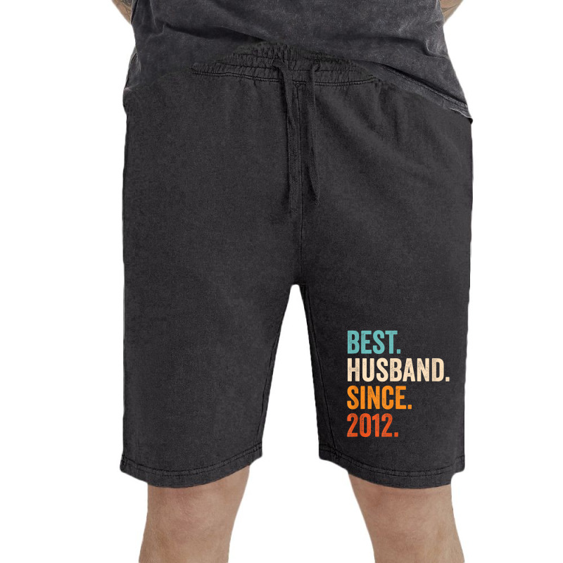 Mens Best Husband Since 2012 10th Wedding Anniversary 10 Years Vintage Short | Artistshot